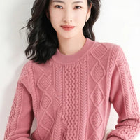 Regal Comfort Knitted Cashmere Pullover Sweater