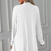 Open Front Long Sleeve Cardigan