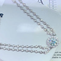 Timeless Love 2 Carat Moissanite Double-Layered Bracelet