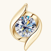 Emily Anne 1 Carat Moissanite 925 Sterling Silver Stud Earrings