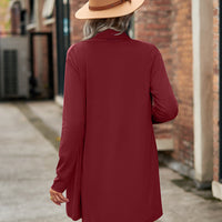 Open Front Long Sleeve Cardigan