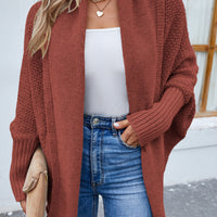 Great Comfort Open Front Long Sleeve Cardigan