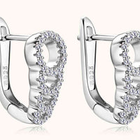 Moissanite 925 Sterling Silver Earrings