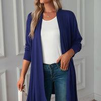 Open Front Long Sleeve Cardigan