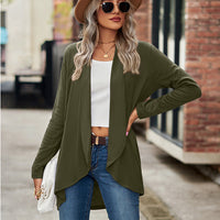 Open Front Long Sleeve Cardigan