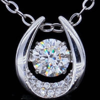 Erica Moissanite Zircon Pendant Necklace