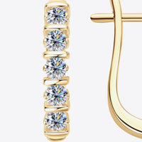 Moissanite 925 Sterling Silver Earrings