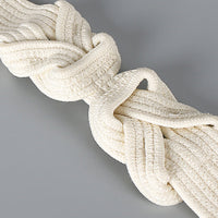 PU Leather Wide Elastic Belt