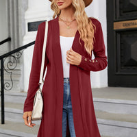 Come Out And Have Fun Long Sleeve Open Front Cardigan