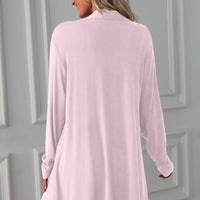 Open Front Long Sleeve Cardigan