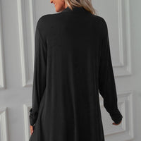 Open Front Long Sleeve Cardigan