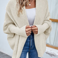 Great Comfort Open Front Long Sleeve Cardigan