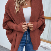 Great Comfort Open Front Long Sleeve Cardigan