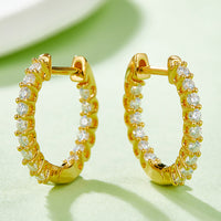 Moissanite 925 Sterling Silver Earrings