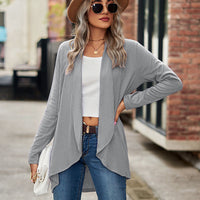 Open Front Long Sleeve Cardigan