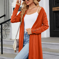 Come Out And Have Fun Long Sleeve Open Front Cardigan