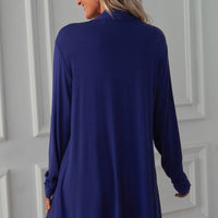 Open Front Long Sleeve Cardigan