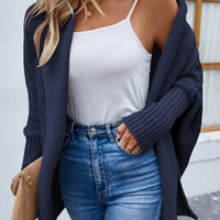 Great Comfort Open Front Long Sleeve Cardigan