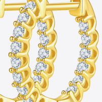 Moissanite 925 Sterling Silver Earrings