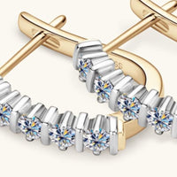 Moissanite 925 Sterling Silver Earrings