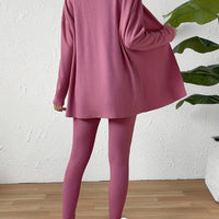 Cami, Open Front Cardigan, and Pants Set