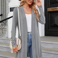 Come Out And Have Fun Long Sleeve Open Front Cardigan