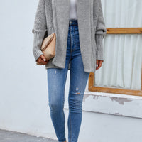 Great Comfort Open Front Long Sleeve Cardigan