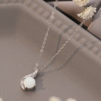 Sweet Beginnings Opal Pendant Necklace