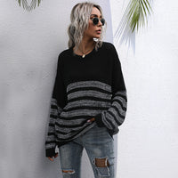Black Tunic Length Long Sleeve Pullover Shirt