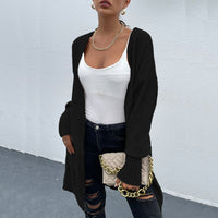 Long Open Front Cardigan