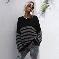 Black Tunic Length Long Sleeve Pullover Shirt