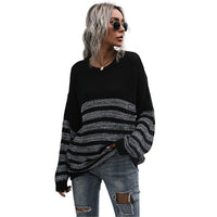Black Tunic Length Long Sleeve Pullover Shirt