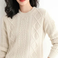 Regal Comfort Knitted Cashmere Pullover Sweater
