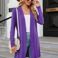 Come Out And Have Fun Long Sleeve Open Front Cardigan