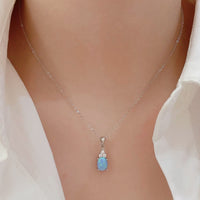 Find Your Center Opal Pendant Necklace