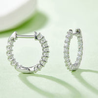Moissanite 925 Sterling Silver Earrings