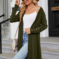 Come Out And Have Fun Long Sleeve Open Front Cardigan