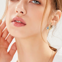 Fit for Royalty 4 Carat Moissanite 925 Sterling Silver Earrings