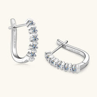 Moissanite 925 Sterling Silver Earrings