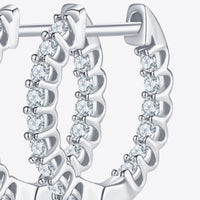 Moissanite 925 Sterling Silver Earrings