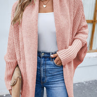 Great Comfort Open Front Long Sleeve Cardigan