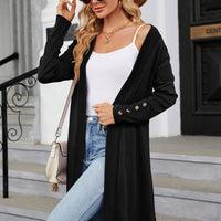 Come Out And Have Fun Long Sleeve Open Front Cardigan