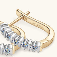 Moissanite 925 Sterling Silver Earrings