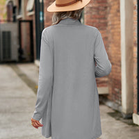 Open Front Long Sleeve Cardigan