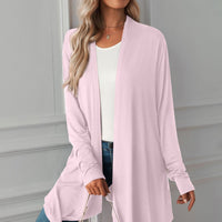 Open Front Long Sleeve Cardigan