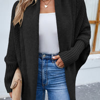 Great Comfort Open Front Long Sleeve Cardigan