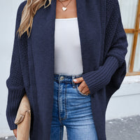 Great Comfort Open Front Long Sleeve Cardigan