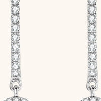 Diva Gorgeous 2 Carat Moissanite 925 Sterling Silver Drop Earrings