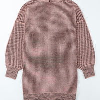 Heathered Open Front Longline Cardigan