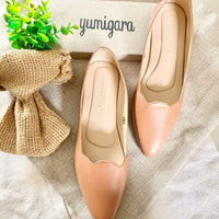 Cirila Scalloped Pointed Flats